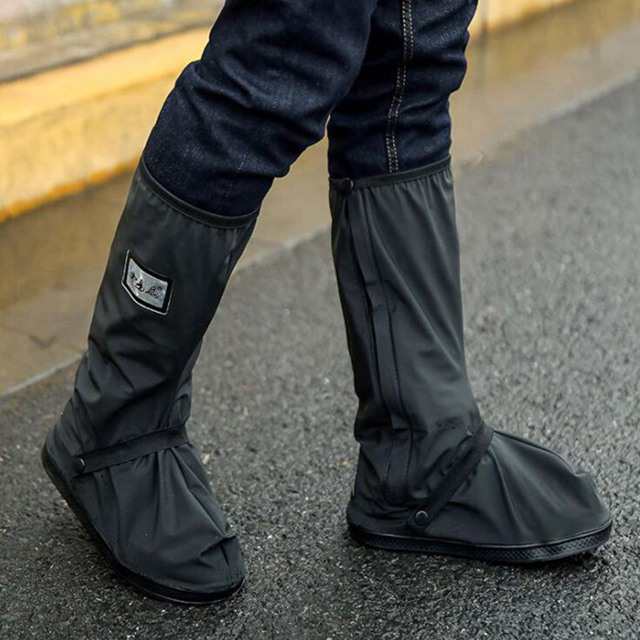 シューズカバー 防水 雨 メンズ レディース 男女兼用 靴カバー レイン シューズカバー ロング レインブーツ ブーツカバー 靴