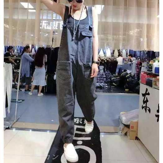 サロペット 20代 30代 40代 50代 デニム コーデ ファッション 女性 カジュアル デニムサロペット 大きいサイズ ポケット ジョガー ストリ