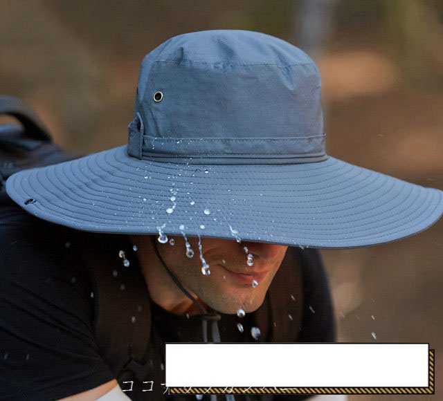 帽子 レディース 春 夏 撥水 サファリハット 折りたたみ つば12cm uvカット帽子 大きいサイズ 大きめ つば広 頭 大きい 海 サンシェード